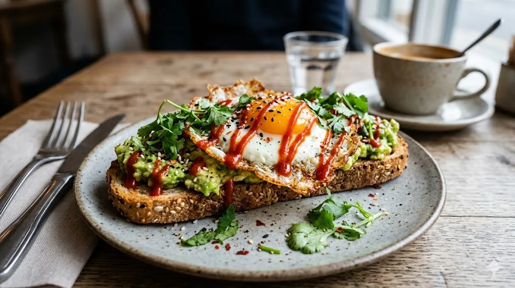  Avocado Egg Toast Breakfast 