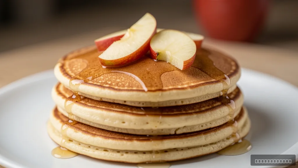 Healthy Oatmeal Apple Pancakes