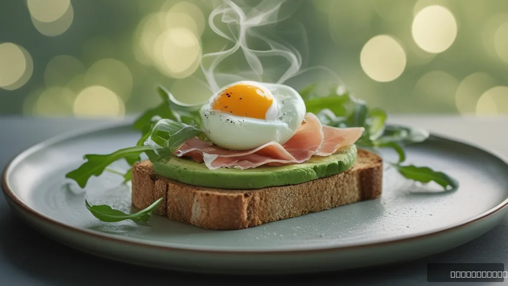 Avocado Egg Toast Breakfast