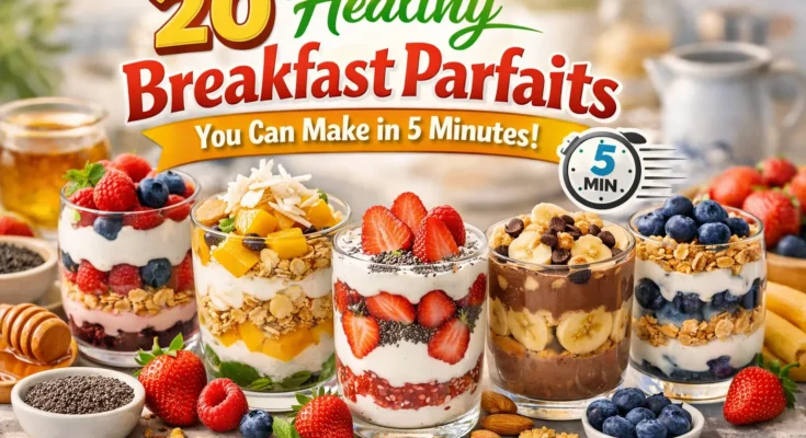 Healthy Breakfast Parfaits