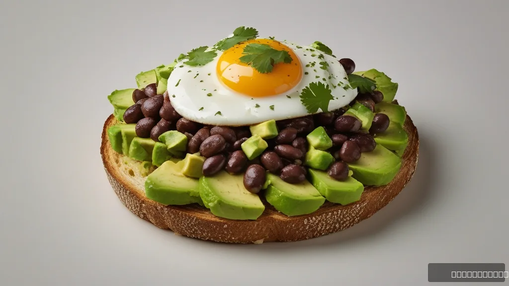 Avocado Egg Toast Breakfast