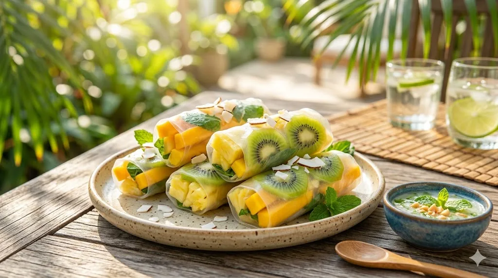 Healthy Tofu Spring Rolls