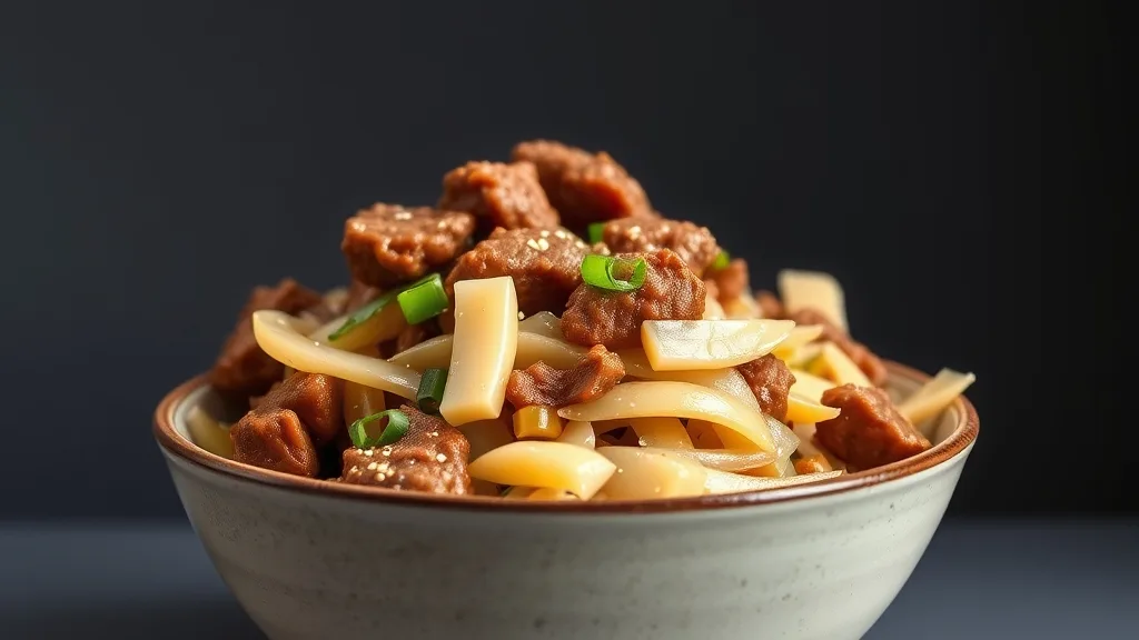 Ground Beef Cabbage Stir Fry