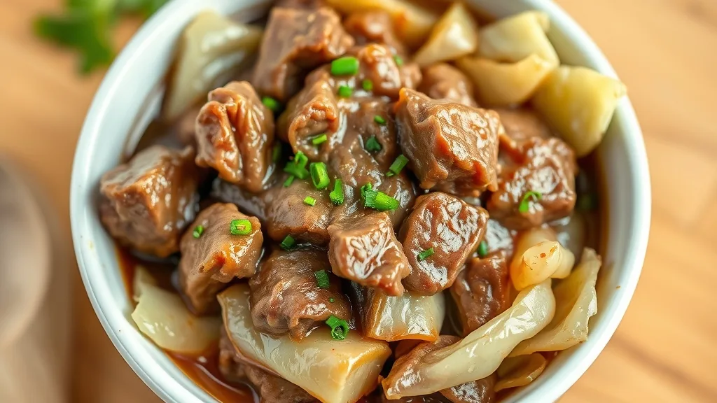 Ground Beef Cabbage Stir Fry