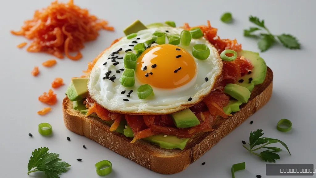 Avocado Egg Toast Breakfast