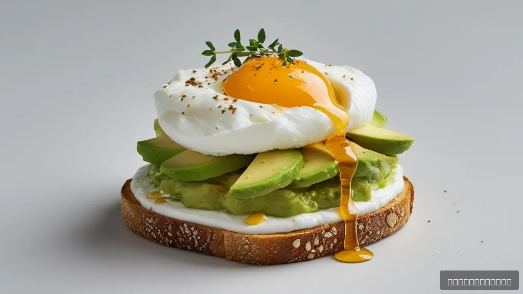 Avocado Egg Toast Breakfast