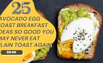 Avocado Egg Toast Breakfast