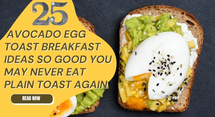 Avocado Egg Toast Breakfast