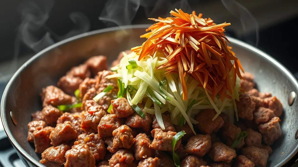 Ground Beef Cabbage Stir Fry