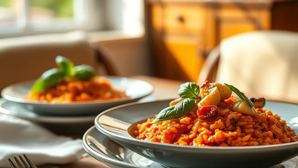 Salmon and Shrimp Risotto