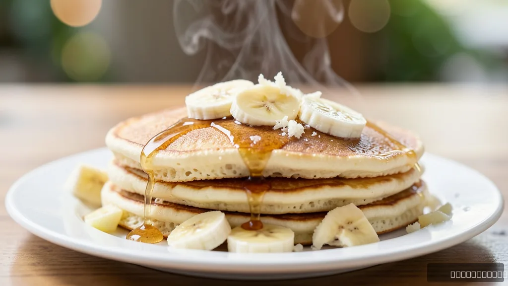 Healthy Oatmeal Apple Pancakes
