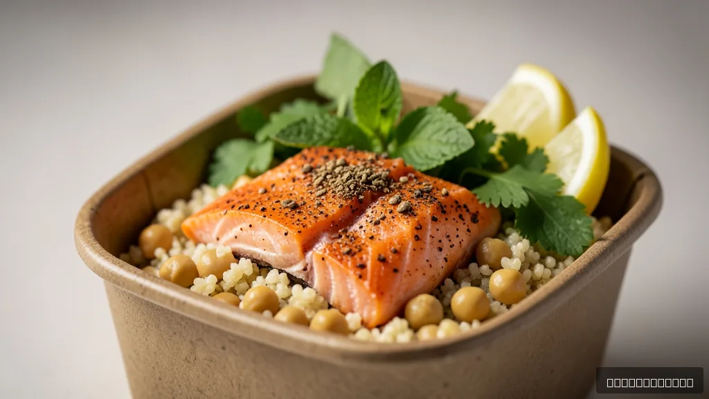 Salmon Bowls With Chickpea Salad Meal Prep