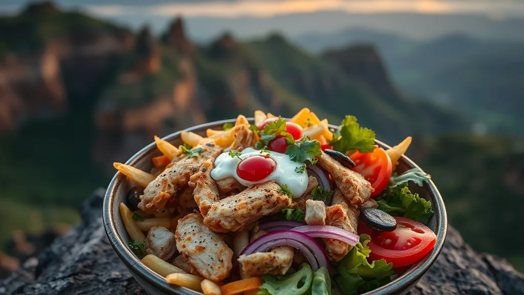 Leftover Chicken Gyro Bowls