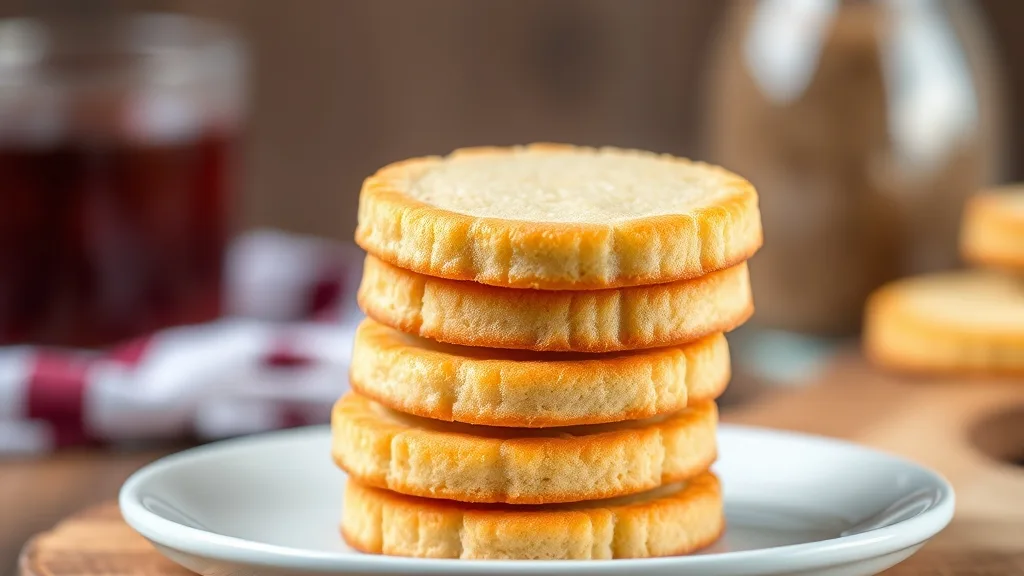 Healthy Shortbread Cookies