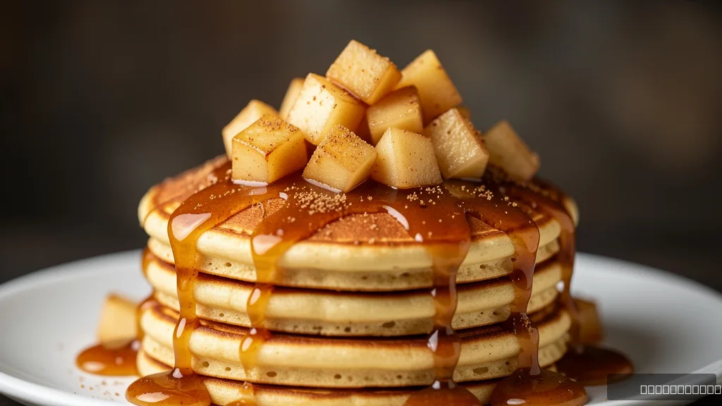 Healthy Oatmeal Apple Pancakes