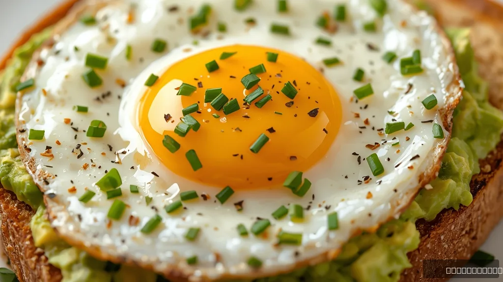 Avocado Egg Toast Breakfast