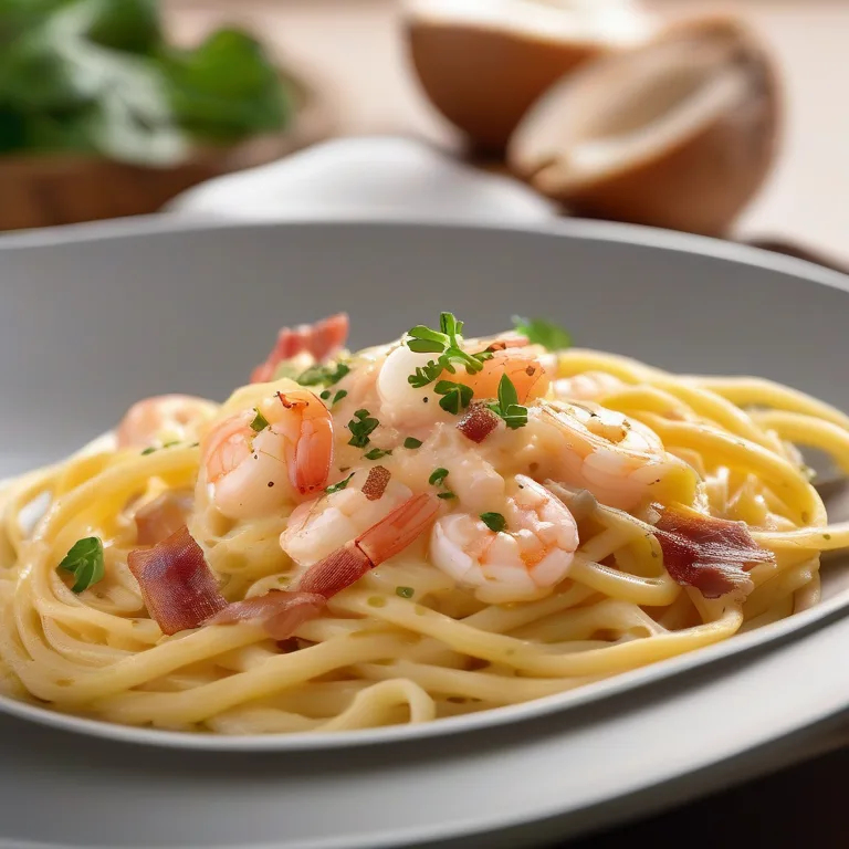 Creamy Shrimp Pasta 
