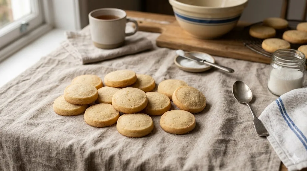 Healthy Shortbread Cookies