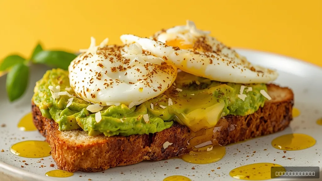 Avocado Egg Toast Breakfast