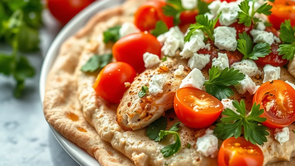 Leftover Chicken Gyro Bowls