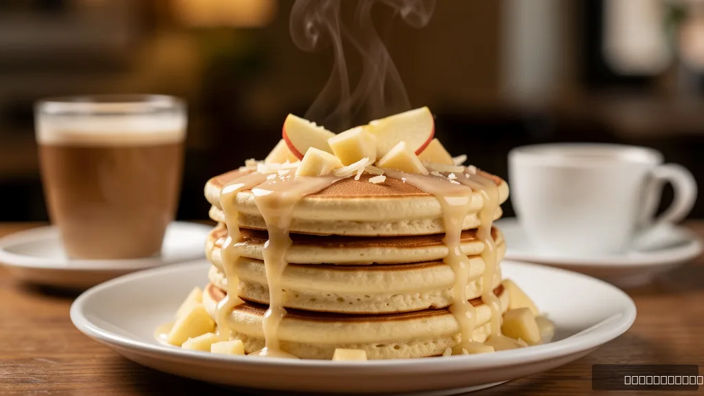 Healthy Oatmeal Apple Pancakes