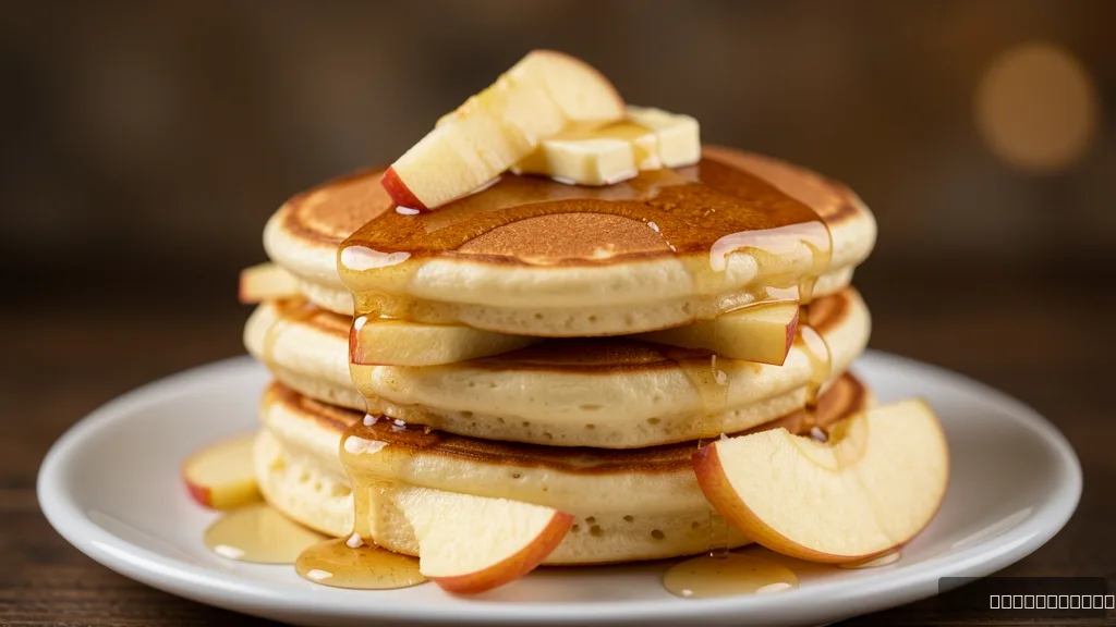 Healthy Oatmeal Apple Pancakes