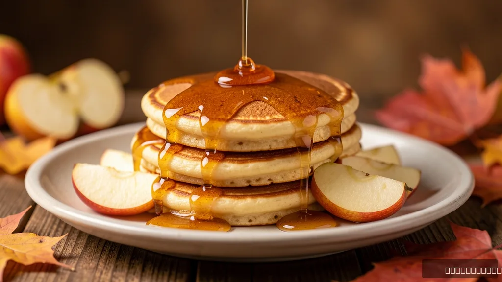 Healthy Oatmeal Apple Pancakes