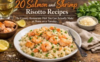 Salmon and Shrimp Risotto