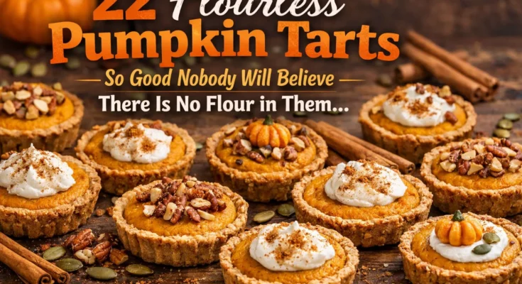 Flourless Pumpkin Tarts