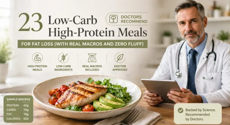 Low-Carb High-Protein Meals