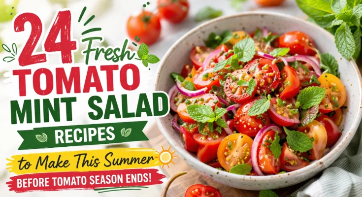 Tomato mint salad