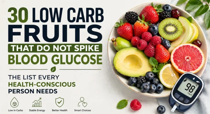 low carb fruits