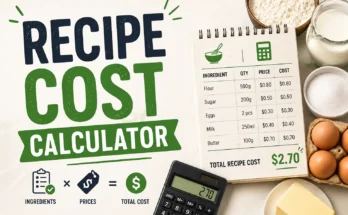 Recipe Cost Calculator