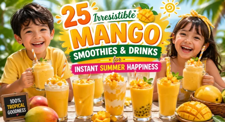 Mango Smoothies and Drinks