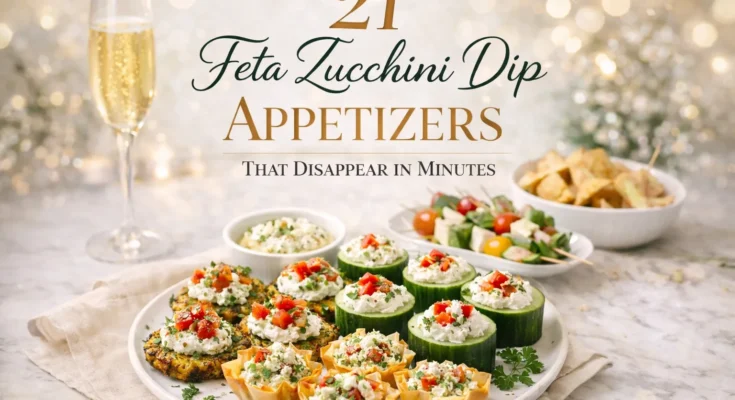 Feta Zucchini Dip Appetizers