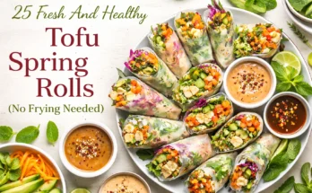 Healthy Tofu Spring Rolls