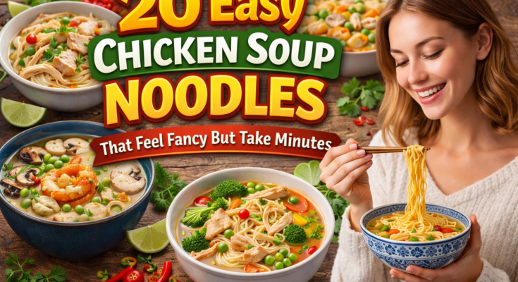 Easy Chicken Soup Noodles
