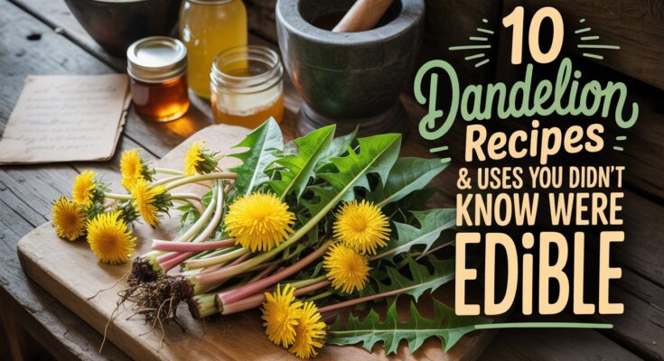 Dandelion Recipes And Uses