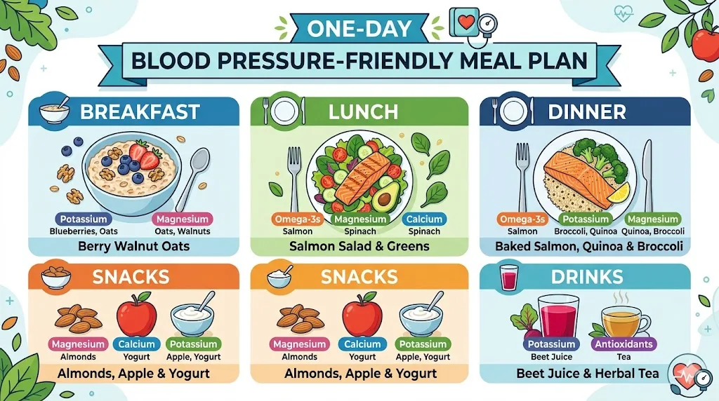 7-Day Meal Plan to Lower Blood Pressure Fast