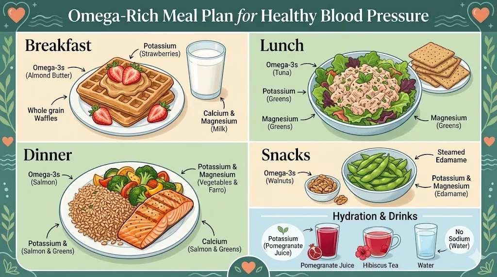 7-Day Meal Plan to Lower Blood Pressure Fast