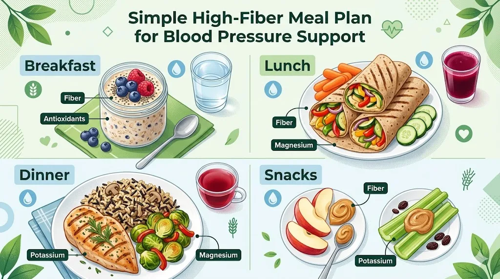 7-Day Meal Plan to Lower Blood Pressure Fast