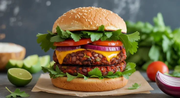 Vegan Black Bean Burgers