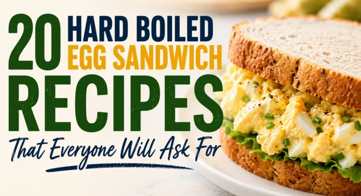 Hard Boiled Egg Sandwich