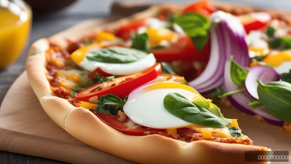 Healthy Breakfast Pizza Bake