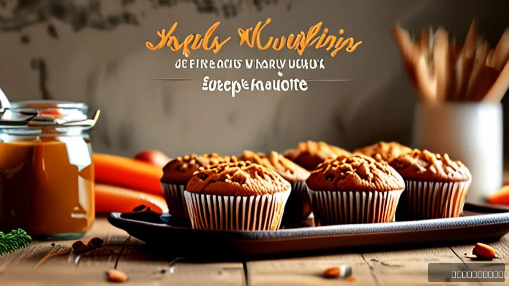 Healthy Carrot Cake Muffins