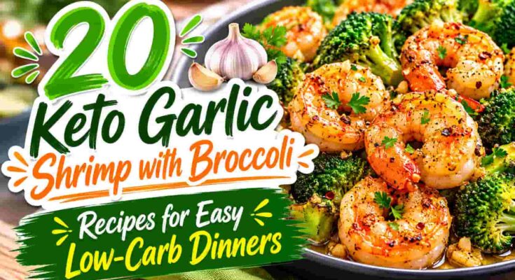 Keto Garlic Shrimp with Broccoli