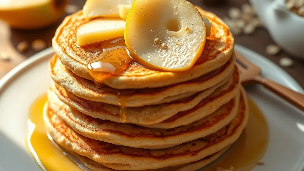 Oatmeal Pear Pancakes