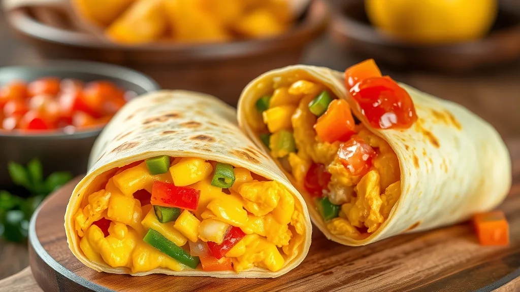 Vegetarian Breakfast Burrito