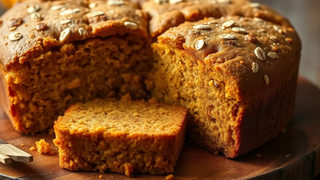 Flourless Oatmeal Pumpkin Cake