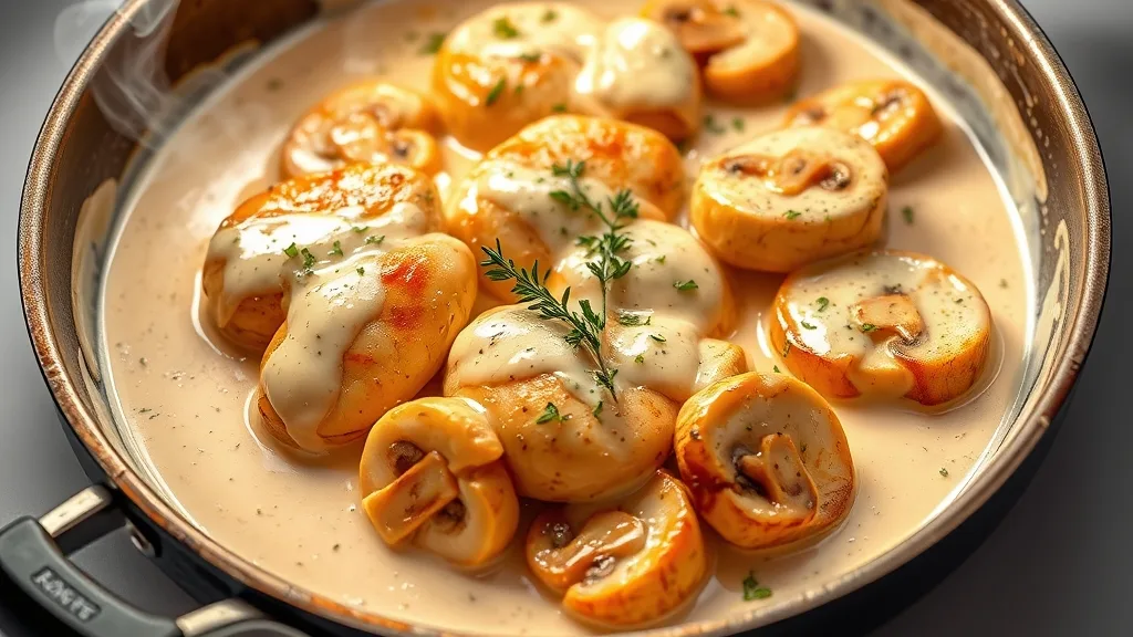 Chicken and Mushroom Dinner Recipe 
